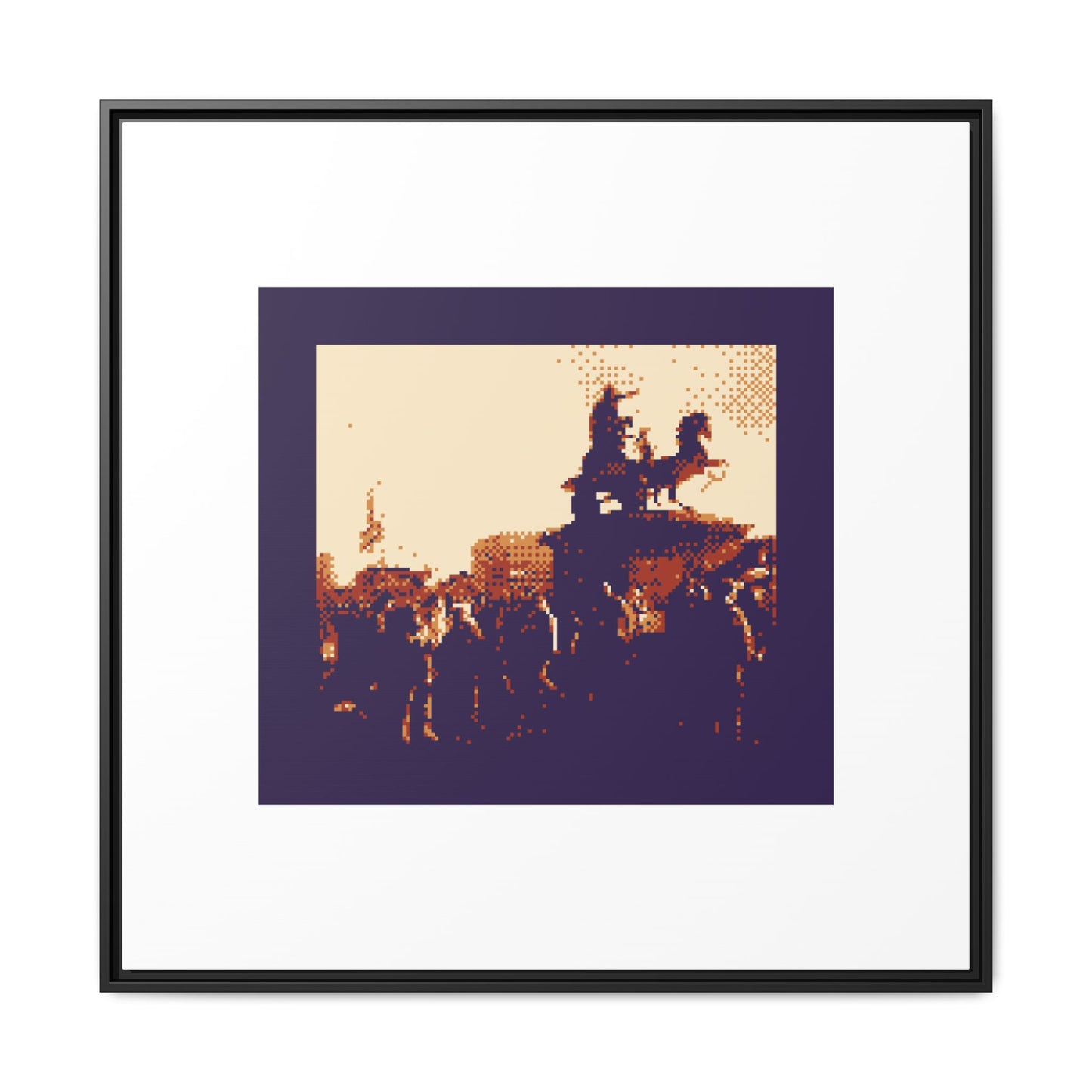 Boadicea and Her Daughters Framed Matte Canvas Print