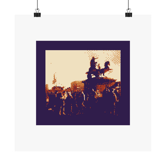 Boadicea and Her Daughters Statue 210gsm Art Print Poster