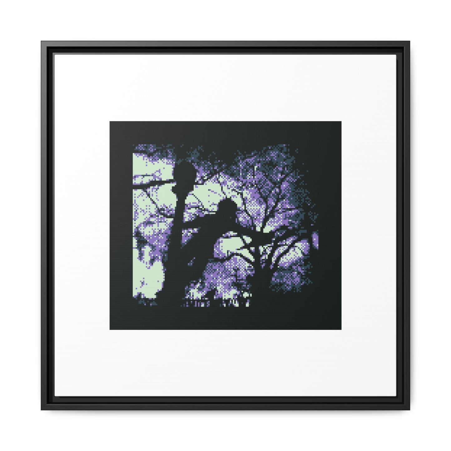 Gene Kelly Statue Framed Matte Canvas Print