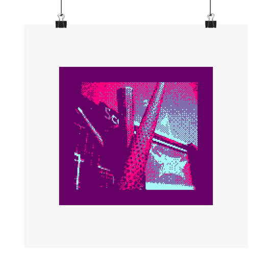 Searchlight Starlight Spotlight Sculpture 210gsm Art Print Poster