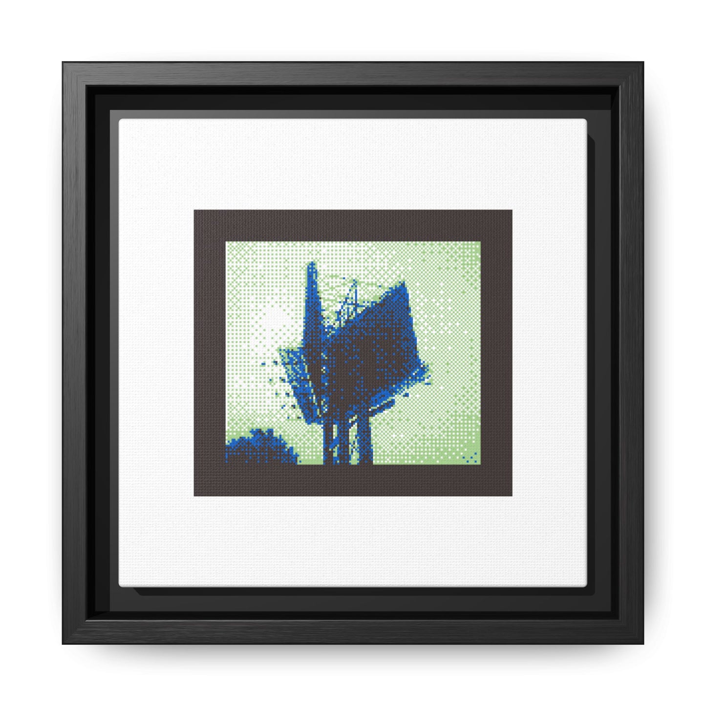 Toronto Billboard Framed Matte Canvas Print