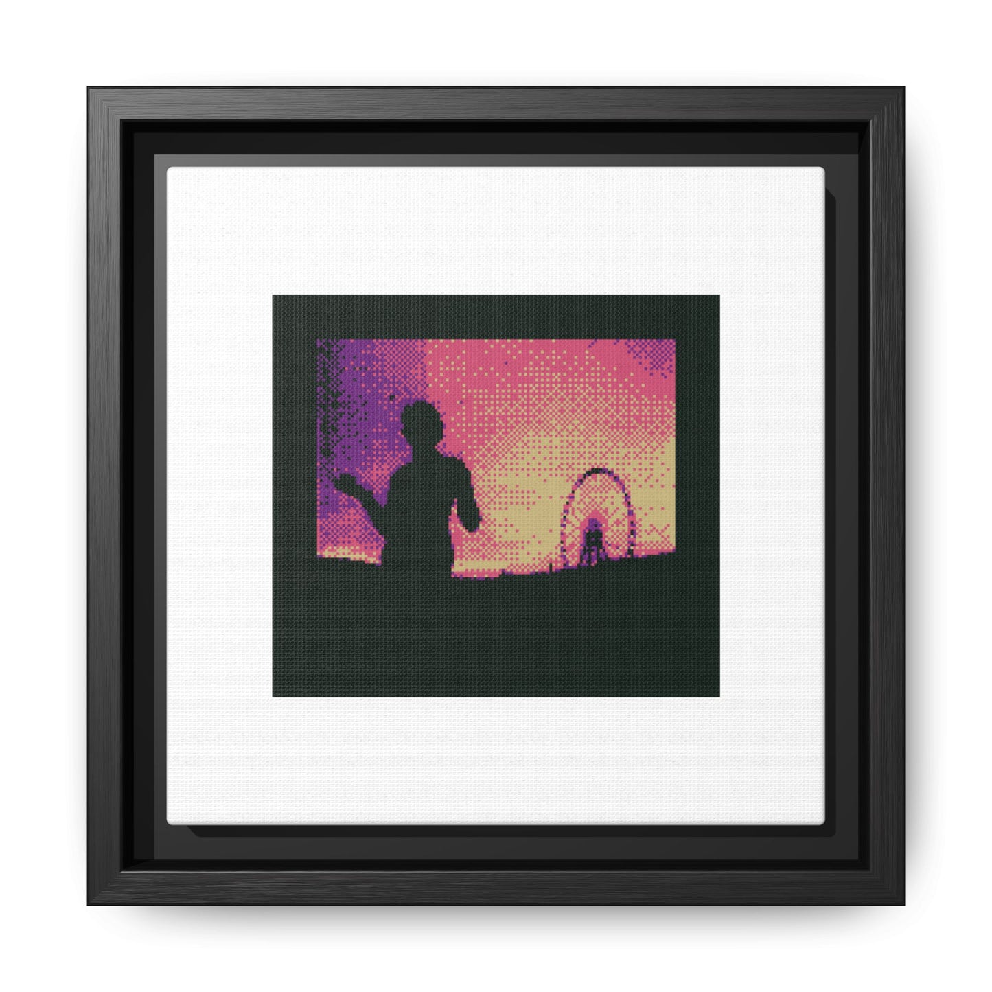 La Nymphe Framed Matte Canvas Print
