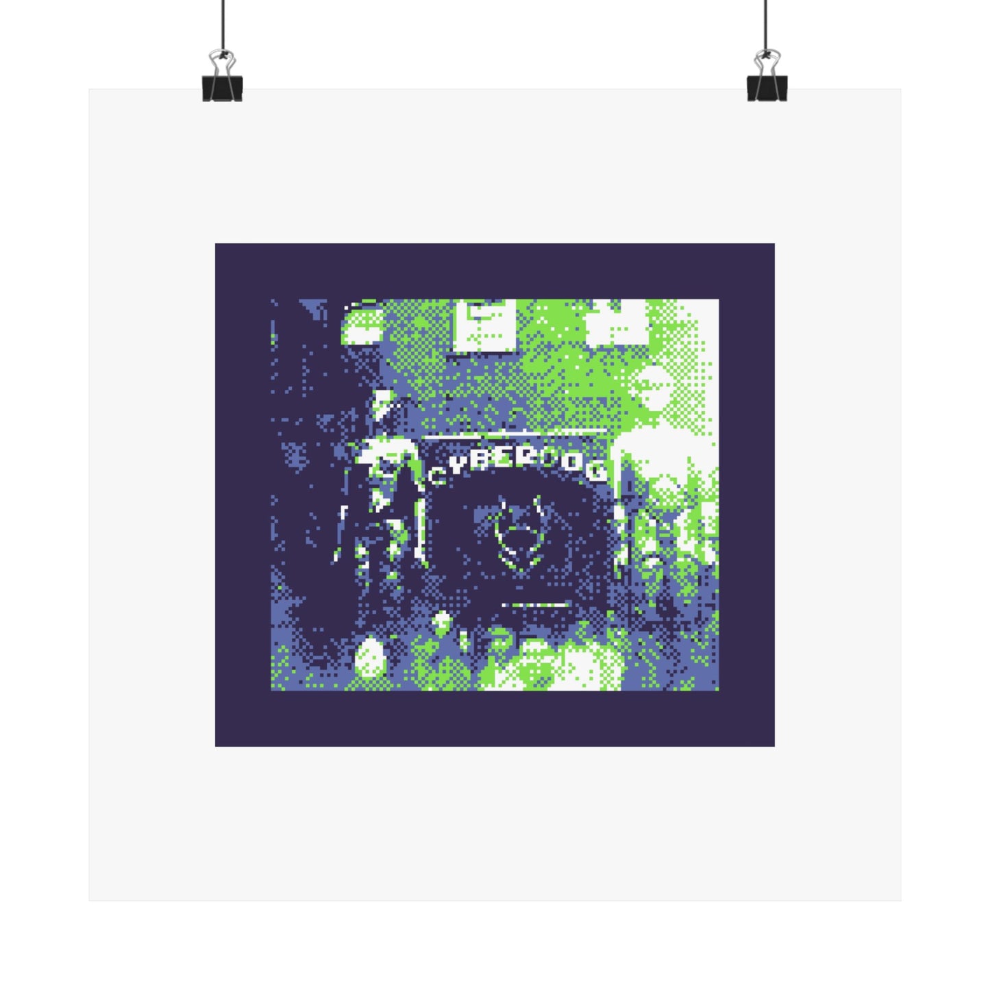 Cyberdog Entrance 210gsm Art Print Poster
