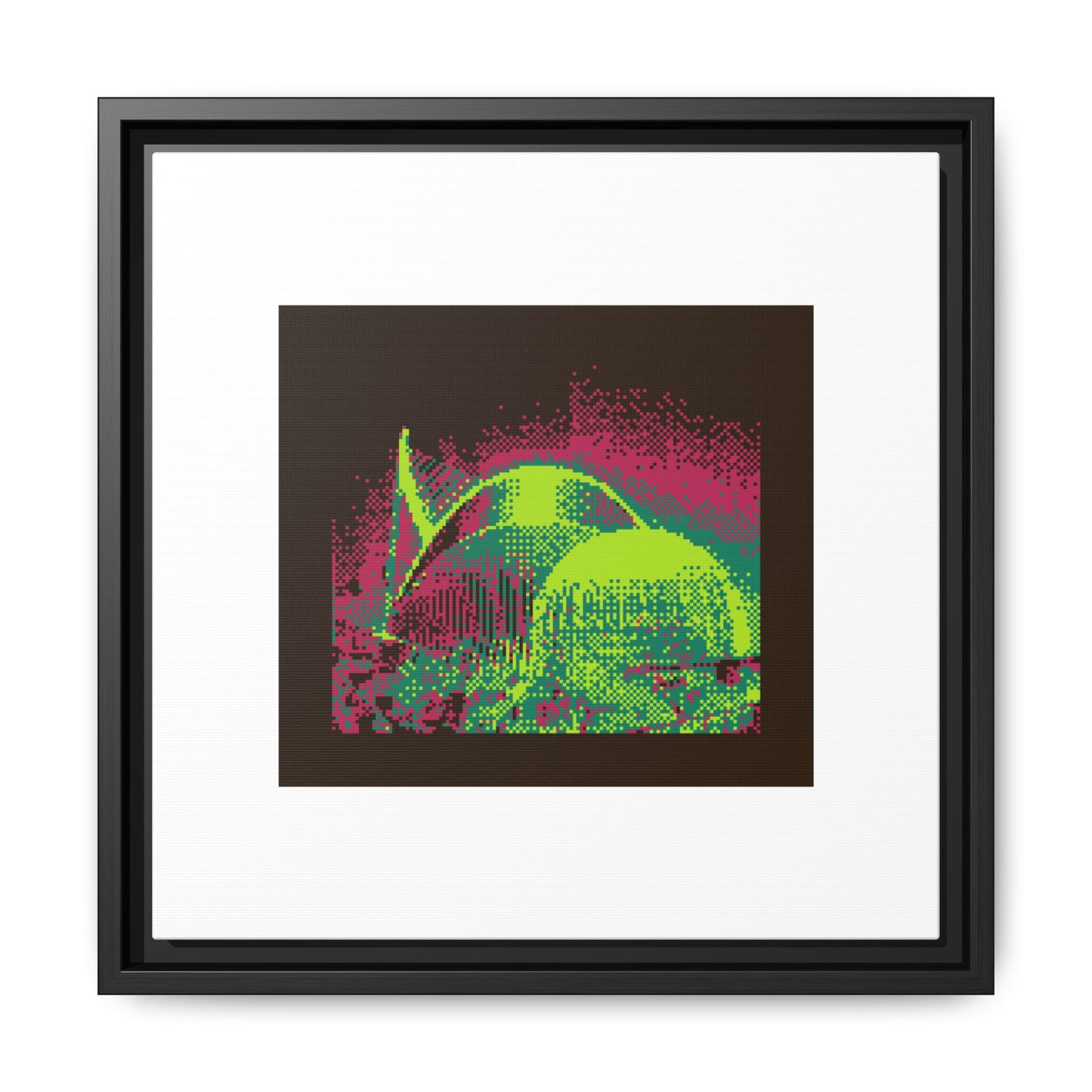 Valencia Aquarium Framed Matte Canvas Print