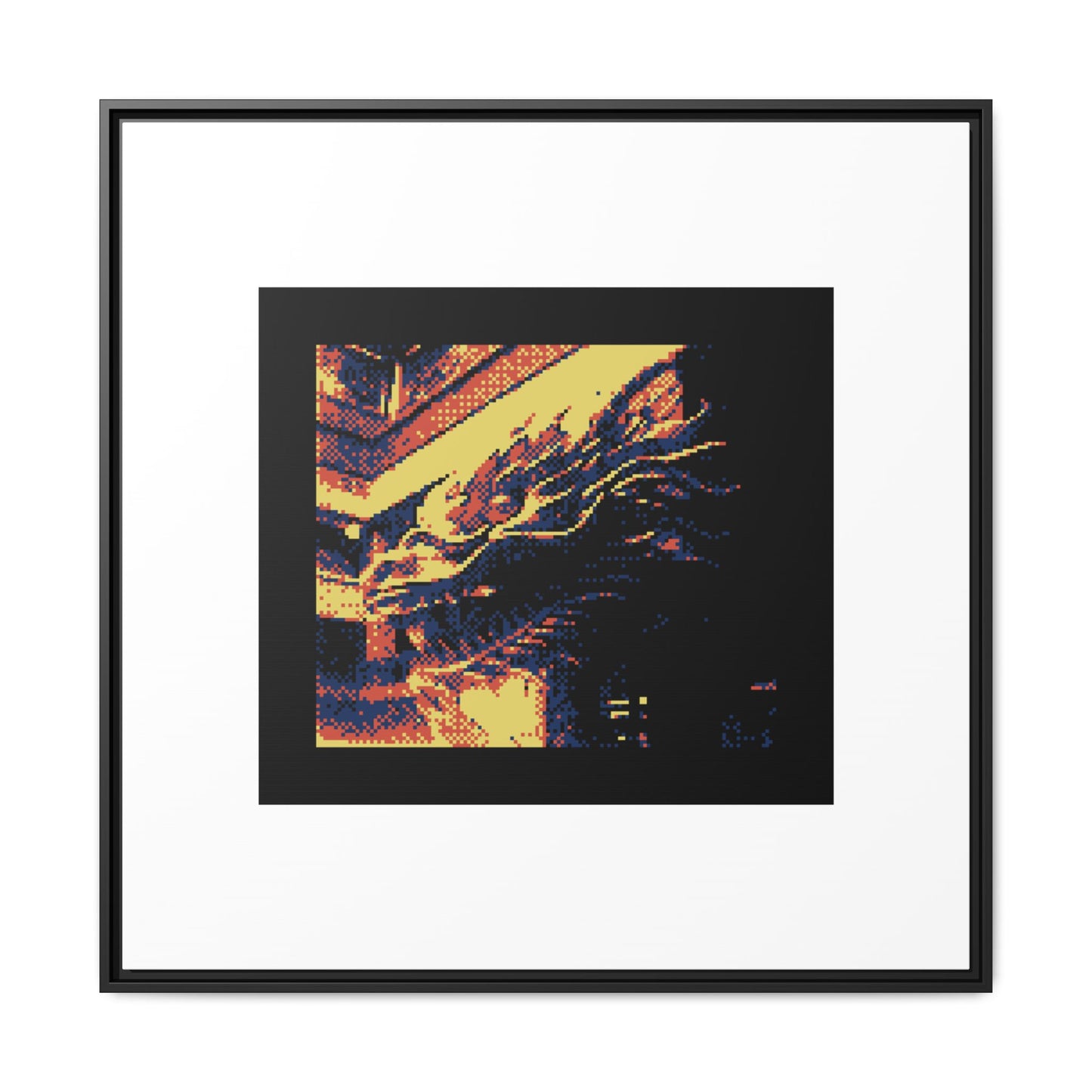 Dragon Framed Matte Canvas Print