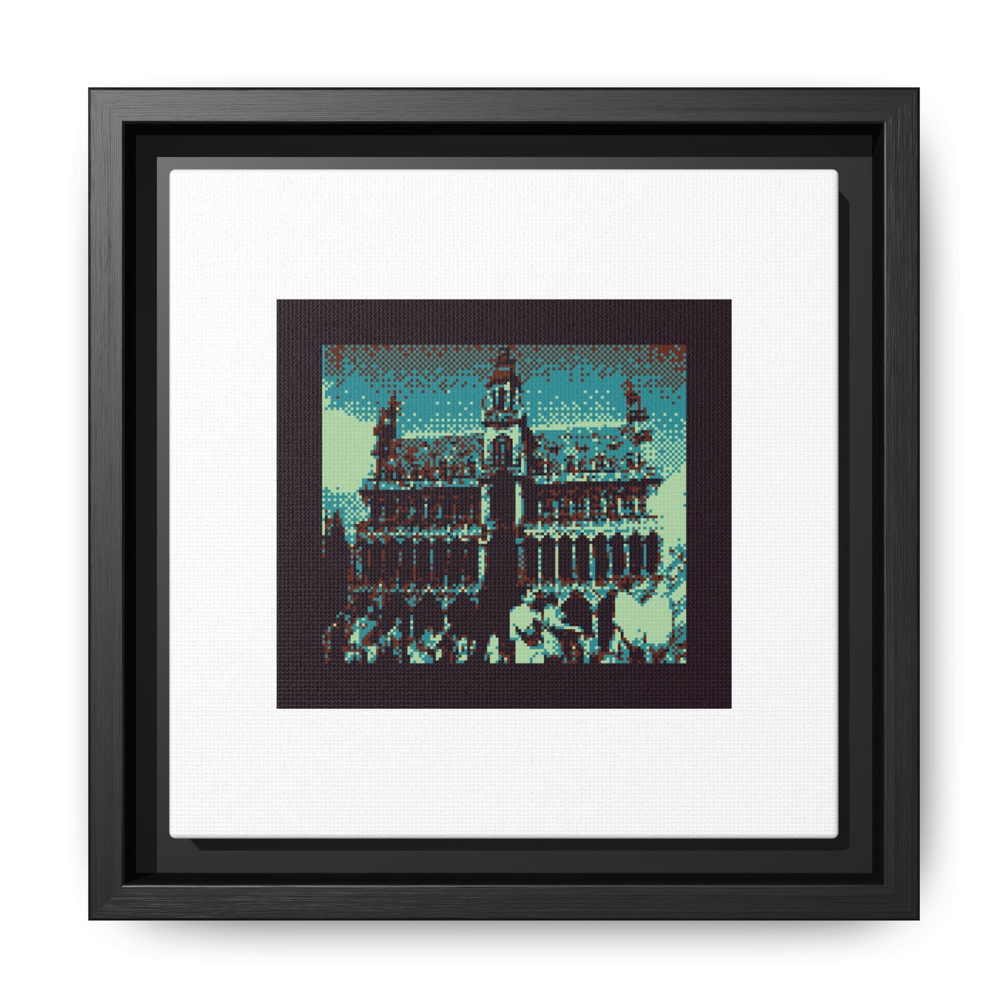Brussels City Museum Framed Matte Canvas Print