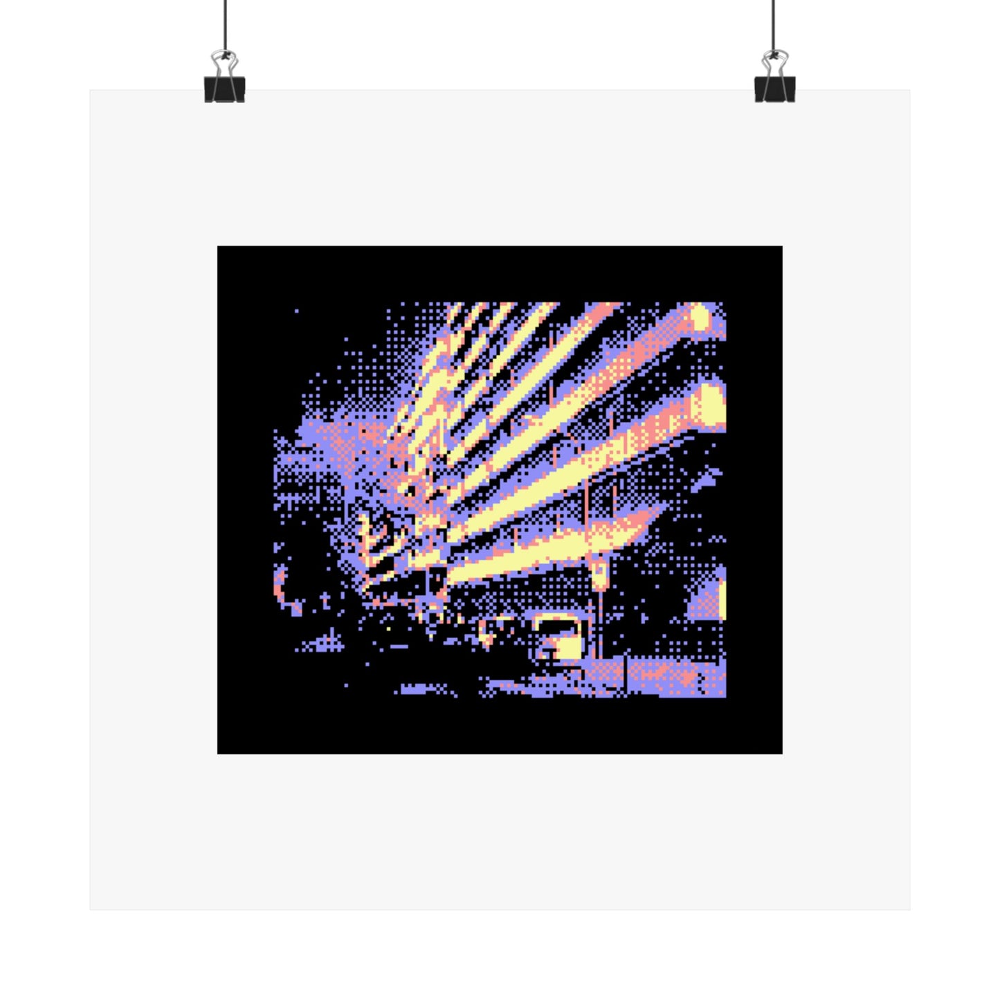 Cullera Apartments 210gsm Art Print Poster