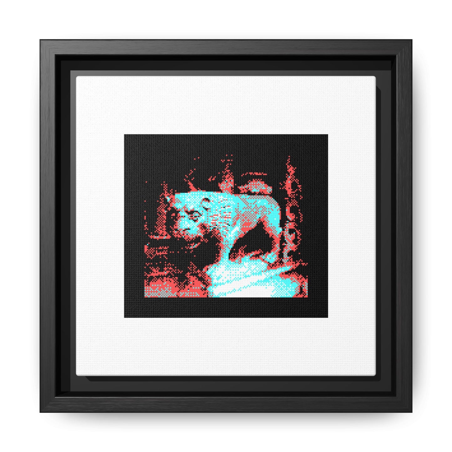 Budapest Monster Framed Matte Canvas Print