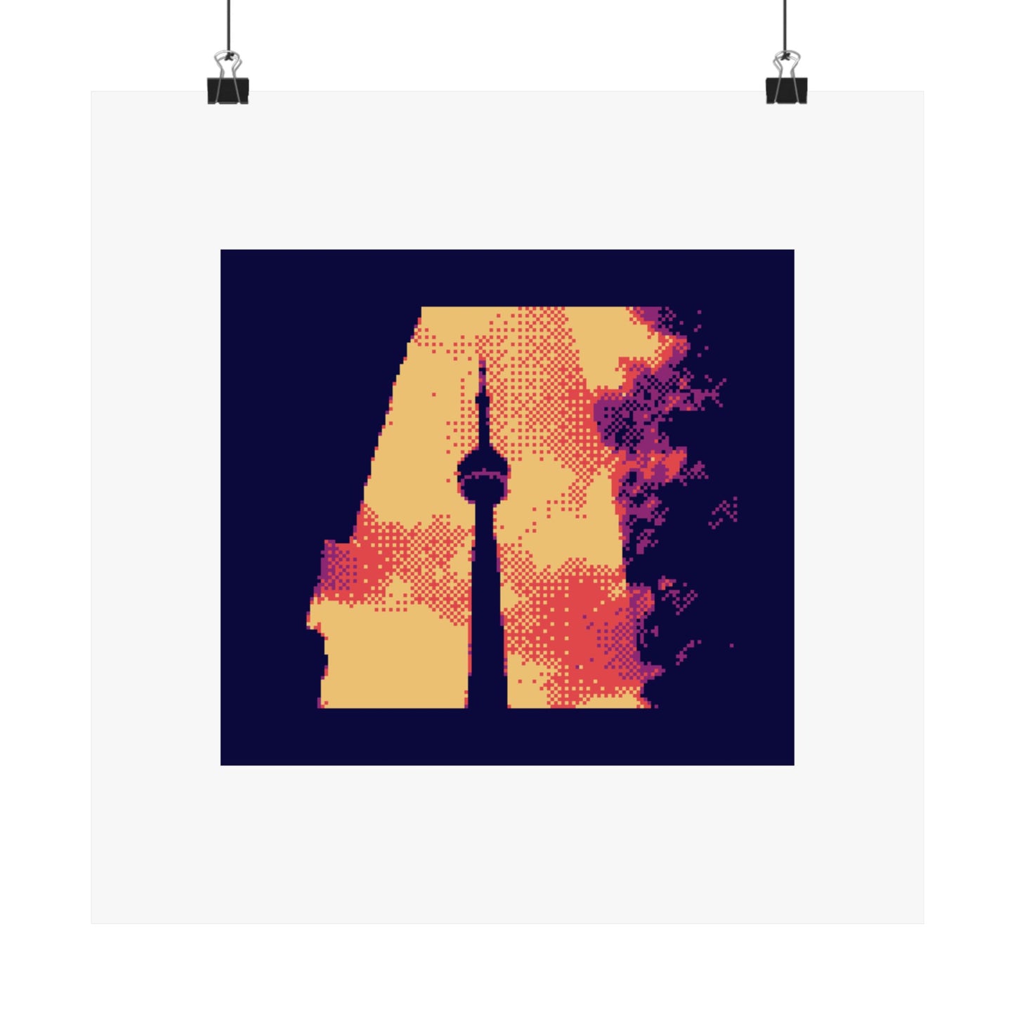 CN Tower Sculpture 210gsm Art Print Poster