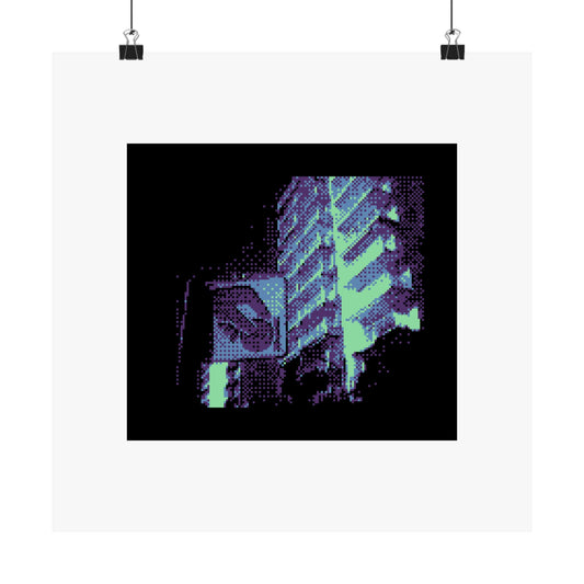 Cullera Parking 210gsm Art Print Poster