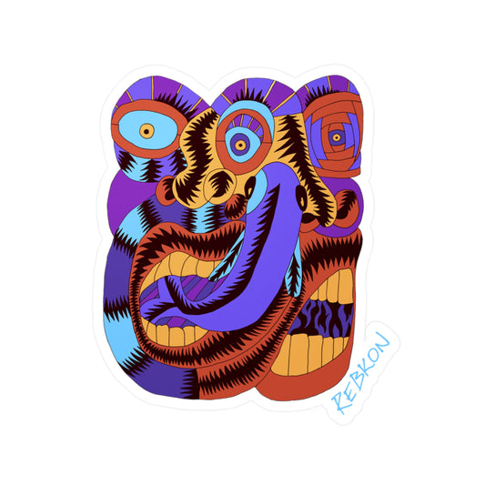 Fish Breath Vinyl Stickers