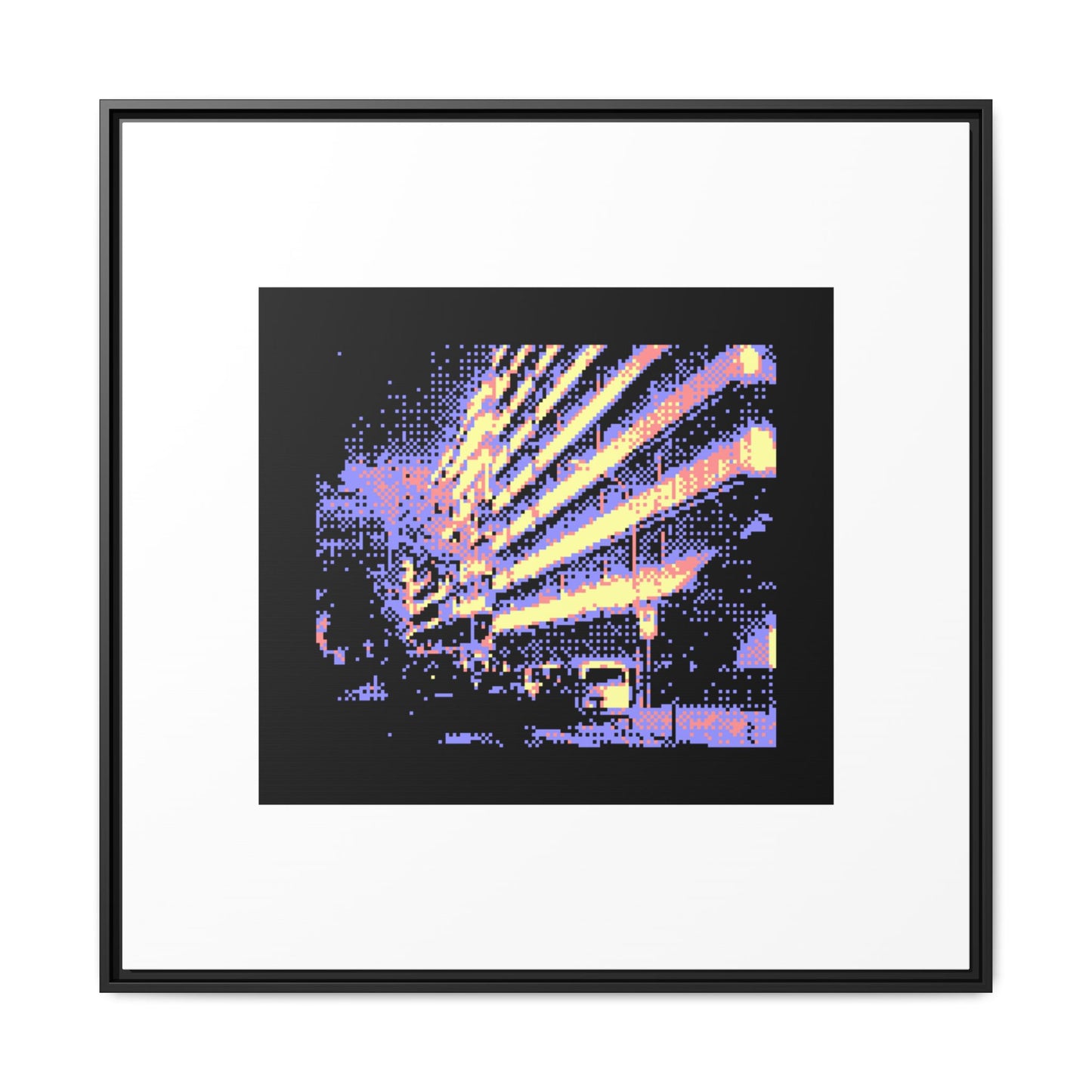 Cullera Apartments Framed Matte Canvas Print